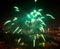 Green firework.