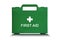 Green First Aid Box