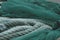 green fishing nets and ropes
