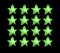 Green five pointed star