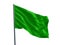 Green flag. 3d render