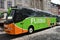 GREEN FLIXBUS IN COPENHAGEN DENMARK