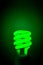 Green Flourescent Light Bulb