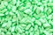 Green foam packing material used for shipping