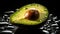 green food avocado background