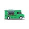 Green food truck