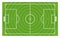 Green football field template