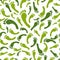 Green footprint seamless pattern for your design
