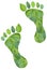 Green footprints