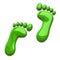 Green footprints