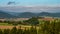 Green forest of pine tree and mountain landscape. Giant Mountains, Karkonosze, Sudets/Sudety, Poland.