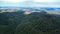 Green forests on the Swabian Alb - aerial view