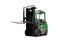 Green Fork-Lift Truck