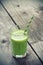 Green fresh healthy smoothie