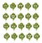 Green fresh useful eco-friendly artichoke smiles emotions