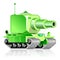 Green funny tank