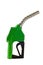 Green Gasoline Refueling Nozzle From Fuel Pump