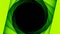Green Geometric Circles Hole Background