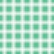 Green gingham pattern, seamless background vector illustration