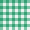 Green Gingham seamless pattern. Perpendicular strips. Texture for - plaid, tablecloths, clothes. Vector illustration.