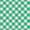 Green Gingham seamless pattern. Vector illustration.