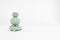 Green glass Incense Burner