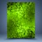 Green glitter geometric abstract background