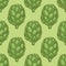 Green Globe Artichoke Seamless Pattern