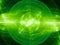 Green glowing fusion with plasma force field