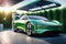 Green and Glowing Sustainable Lifestyle with Electric Cars