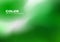 Green Gradient Art Blur Abstract Background Vector. Soft smooth aura shape pattern. Bright nature monochromatic texture backdrop.