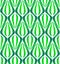 Green gradient on white tear drop striped shaped lantern pattern seamless repeat background