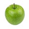 Green Granny Smith Apple on white background