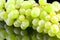 Green grapes close-up
