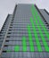 Green graph skyscraper