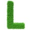 Green Grass Letter L