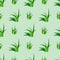 Green grass nature design seamless pattern vector illustration grow herb agriculture nature background