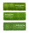 Green Grass Realistic Banners
