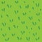 Green grass simple seamless pattern or background