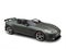 Green gray modern sports car with retractable roof