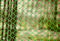 Green grid on the fence as a background