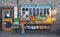 Green grocers store front Cley Norfolk England.