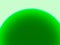 Green half circle mellow for background