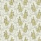 Green hand drawn Spinosaurus in egg seamless pattern. Gender Neutral Jurassic dinosaur fossil silhouette for baby