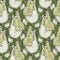 Green hand drawn Spinosaurus in egg seamless pattern. Gender Neutral Jurassic dinosaur fossil silhouette for baby