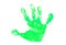 Green Hand Print