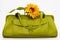 Green handbag