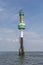 Green harbor entrance buoy