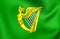 Green Harp Flag of Ireland