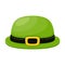Green hat for party, holiday clothing accessory